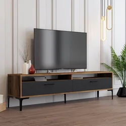 Hanah Home Istanbul 2 TV polica, Braon-TamnoSiva