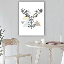 Wallity Zidna dekoracija 758323351_70100, 70 x 100 cm, Šarena