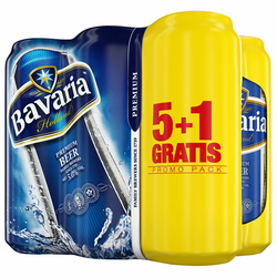 Bavaria Premium Svijetlo pivo 0,5 l 5+1 gratis