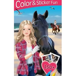 Caballos (3D Lenticular) ("Color & Sticker Fun")