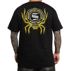 Ulična majica moška - SPIDER BITE - SULLEN - SCM4945_BK