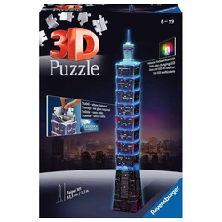 RAVENSBURGER 216 delna 3D sestavljanka Taipei ponoči 111497