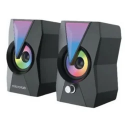 Microlab B25 Set zvučnika, 2x3W, USB, 3.5mm, RGB, Crni
