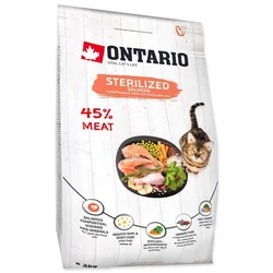 Ontario Cat Sterilised - losos 2 kg