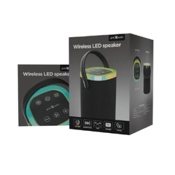 Gembird Zvučnik SPK-BT-LED-06, Portable, Bluetooth LED, 10W, BT, FM, USB, Handsfree, Crni