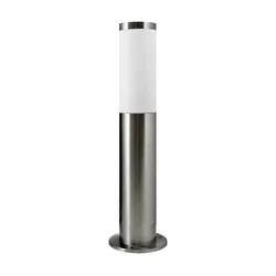 LED prigušiva spoljašnja lampa LIVIA 1xE27/6W/230V 45 cm IP44 srebrna