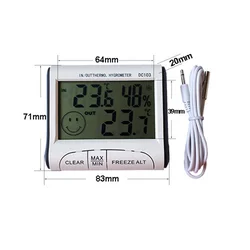 INF Digitalni termometer higrometer - bel, (21547854)