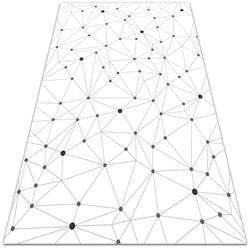 Decormat Vinilna preproga Geometrijska mreža 80x120 cm