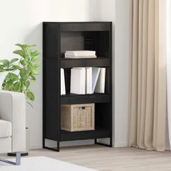 Ormarić za knjige Crni hrast 60 x 30 x 121 cm Konstruirano drvo