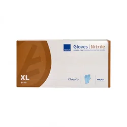 Nitril Rukavice bez pudera Abena XL plave 1/100 ( N040 )