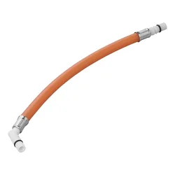 0.00023 Priključek za gibko cev, 25 cm, rdeč, kot 45°