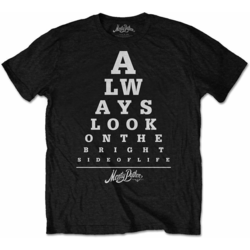 Monty Python Majica Bright Side Eye Test Unisex Black L
