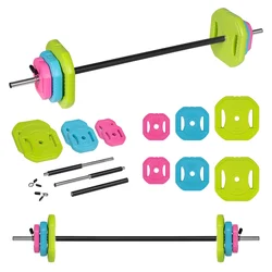 REBEL ACTIVE Sklopiva šipka 140cm sa bitumenskim tegovima set 20kg RBA-2336