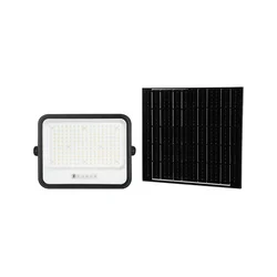 LED prigušiva solarni reflektor LED/400W/3,2V IP65 20000 mAh crna + daljinski upravljač