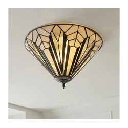 Endon 112191 - Plafonsko svetlo Tiffany ASTORIA 2xE27/60W/230V prečnik 40 cm