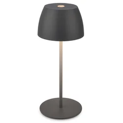 Briloner - MINI LED stona lampa, prigušiva, punjiva, na dodir, za spoljnu upotrebu, LED/2,5W/5V, IP44, 1800 mAh, antracit