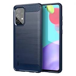 Futrola Carbon Shield TPU za Samsung Galaxy A72 5G/Galaxy A72 4G - Plava KP9521