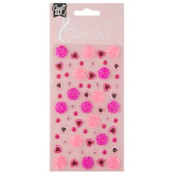 Craft Sensation Kreativa Stikeri Cveće - Roze - 52056