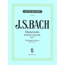 BACH J.S/BUSONI:DREISTIMMIGE INVENTIONEN