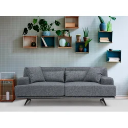 Kavč Altadena 407 (Siva) Siva, 200x110x80cm, Blago, Noge: Kovina