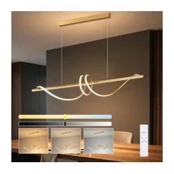 BRILAGI - LED prigušiva viseća svetiljka na sajli SIGNATURE LED/50W/230V 120 cm zlatna + sa daljinskim upravljačem