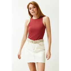 Trendyol Milla Ženska majica TWOSS23AL00069, Bordo