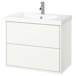 HAVBÄCK/ORRSJÖN Umival omar+predali/umivalnik/armat, bela, 82x49x69 cm