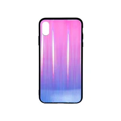Maska za telefon OMBRE GLASS za Iphone XS Max (6.5) DZ1, Roze