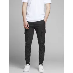 JACK & JONES Kargo hlače, črna