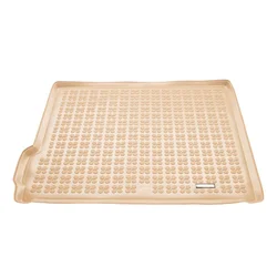 Rubber trunk mat BMW X5 2006-2013 (E70, beige)