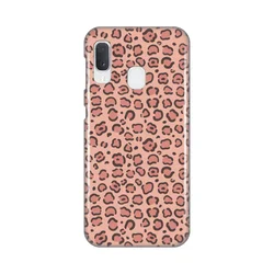 Silikonska maska za Samsung A202F Galaxy A20e Sunset Pard Print bež