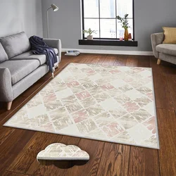 Conceptum Hypnose Tepih Eexfab1143, Pravougaoni, 100x300 cm, Krem-roze