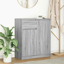 Komoda s ladicom siva sonoma 71x35x84 cm konstruirano drvo