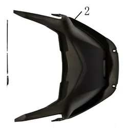 Centralni poklopac 2019-19-00000 za skuter Motovene Roma S9C