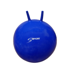 Žoga za skakanje, 65 cm, modra S-SPORT