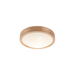 Plafonsko svetlo OAK SLIM 1xE27/60W/230V, hrast, prečnik 27 cm