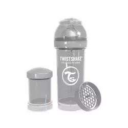 TWISTSHAKE FLAŠICA ZA BEBE 260 ML PASTEL GREY