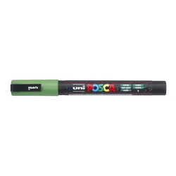 Marker Uni pc-3ml Posca glitter zelena