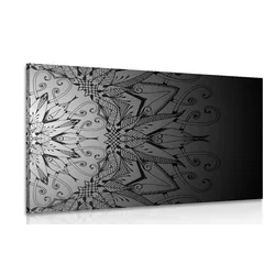 Slika Mandala v črnobeli izvedbi - 40x30