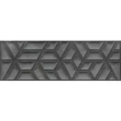 Paloma Geometric Anthracite 30x90cm