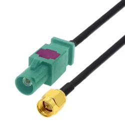 shumee Pigtail FAKRA E vtič/SMA vtič RG174 2m