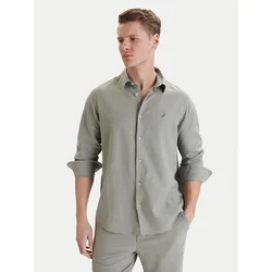 Nautica Srajca W126-NAMST-1023-34X Zelena Regular Fit