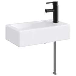 Umivaonik za kupaonicu Mat Crna 45,5 x 25,5 x 13 cm Metal