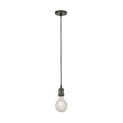 Searchlight 7461BC - Luster na sajli SUSPENSION 1xE27/60W/230V antracit