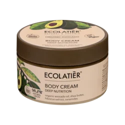 Ecolatier Krema za telo Deep Nutrition Organic Avocado, 250 ml