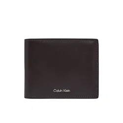 Denarnica Calvin Klein Raised Billfold W/ Coin LV04D1163G Rjava