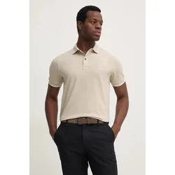 Polo BOSS Orange moški, bež barva, 50507699