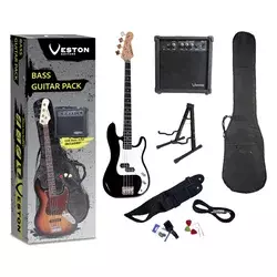 VESTON VPB-BK P-BASS bas kitara komplet