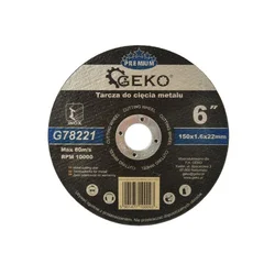 GEKO PREMIUM 150x1,6 rezalna plošča za nerjaveče jeklo (5/25/200)