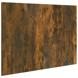 Vidaxl Posteljno vzglavje dimljeni hrast 120x1,5x80 cm konstruiran les